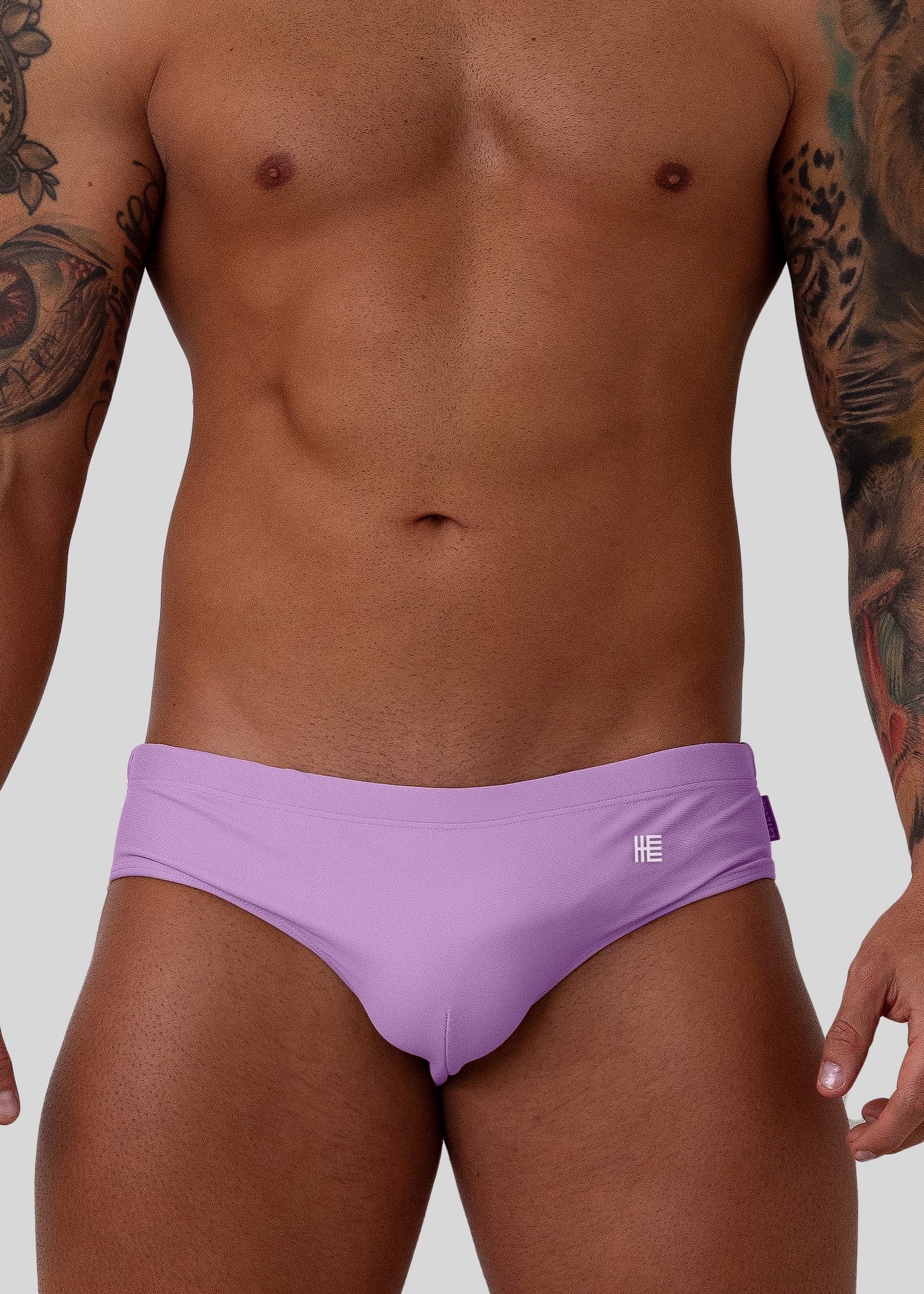 NEW! ESTEVEZ SOLID LAVENDER SWIMSUIT