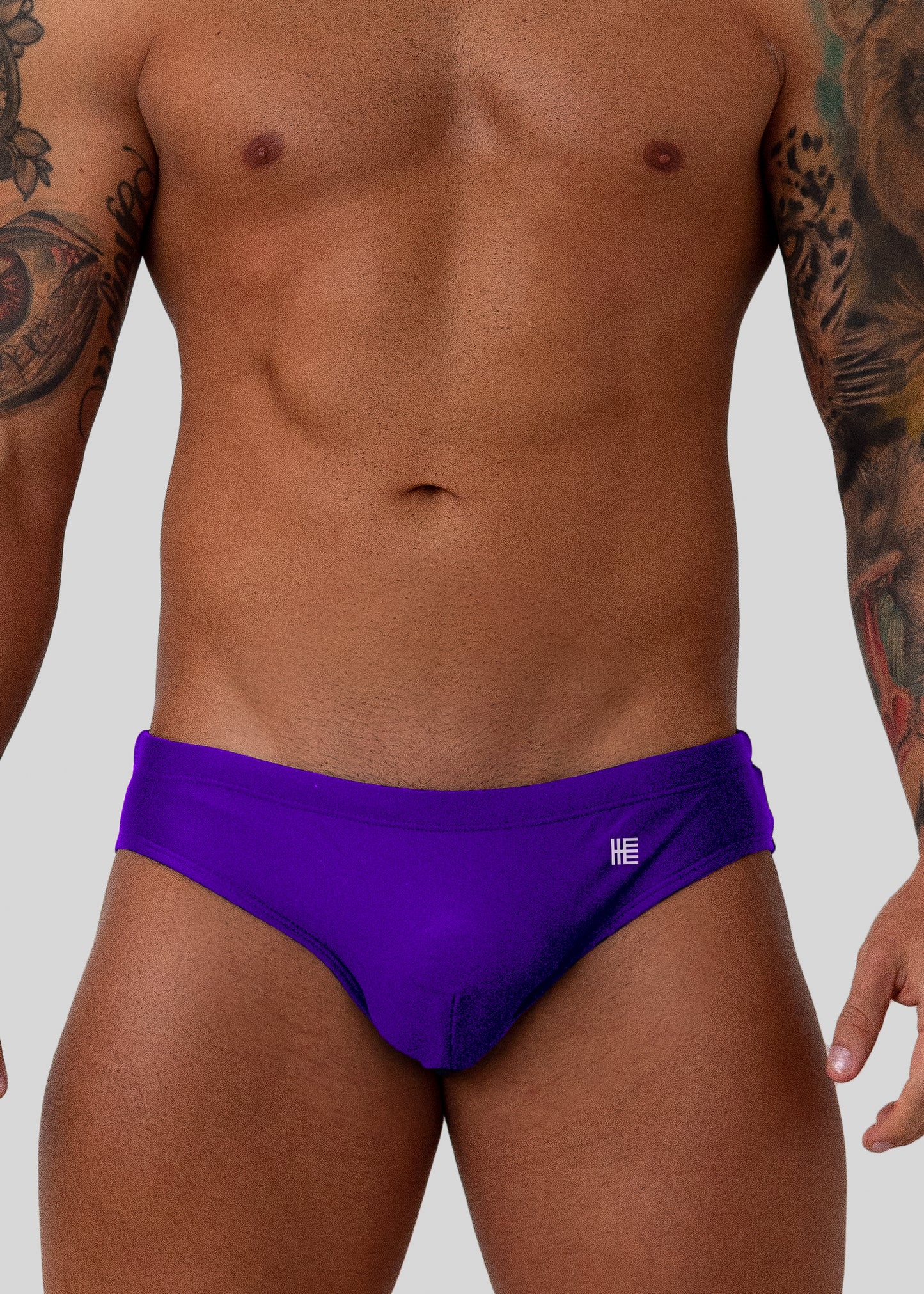 NEW! ESTEVEZ SOLID PURPLE SWIMSUIT