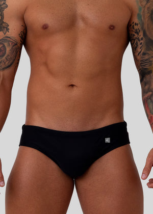 NEW! ESTEVEZ SOLID BLACK SWIMSUIT