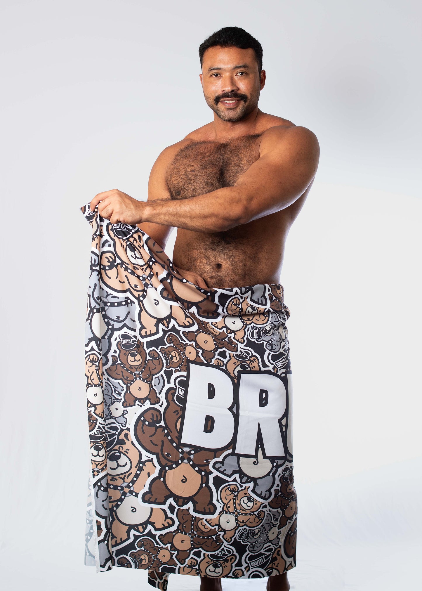 LEATHER BEAR SARONG / PAREO