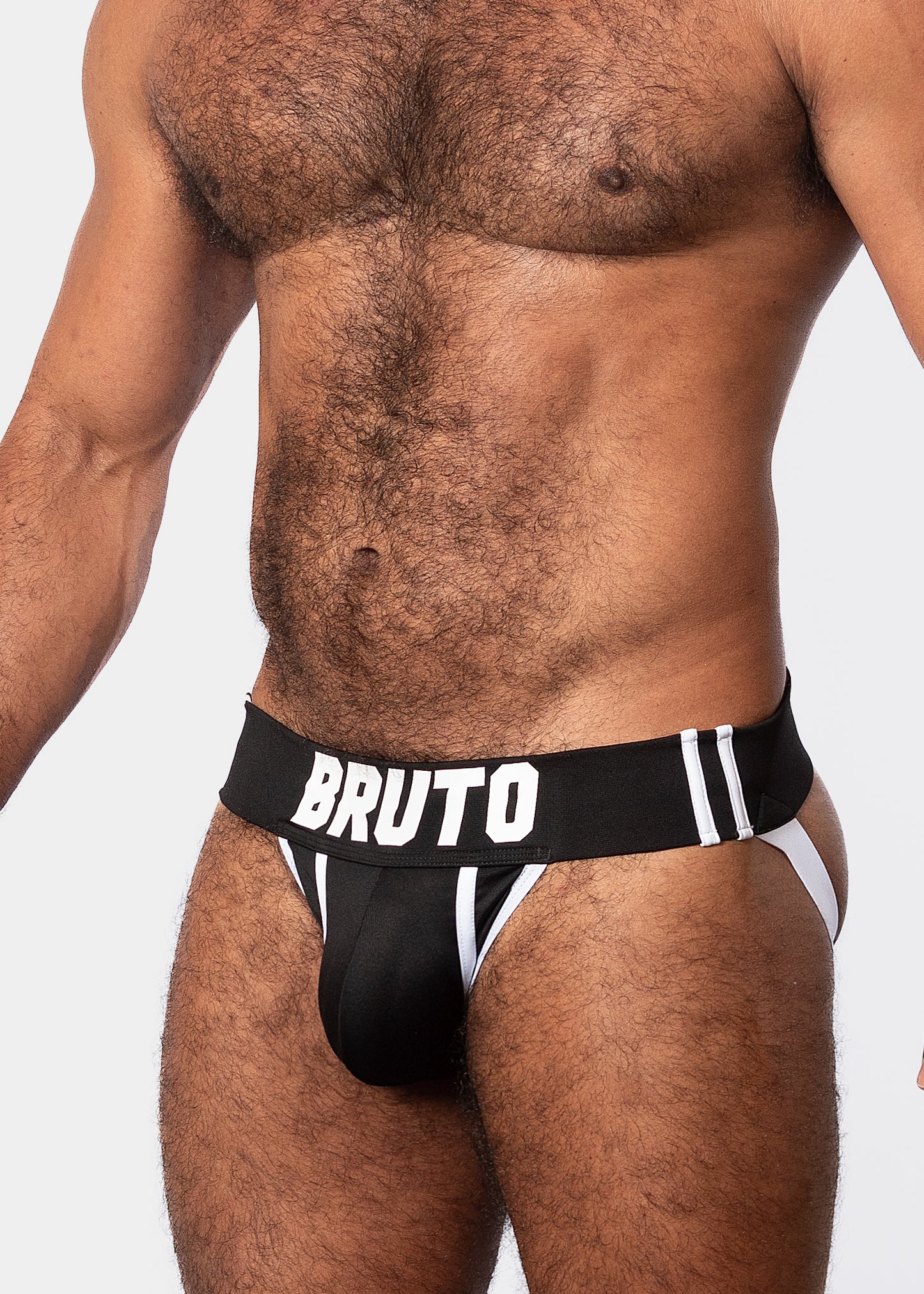 MASTER BLACK/WHITE JOCKSTRAP