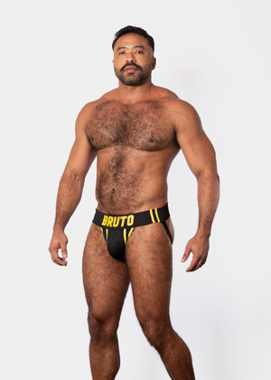 MASTER BLACK/YELLOW JOCKSTRAP