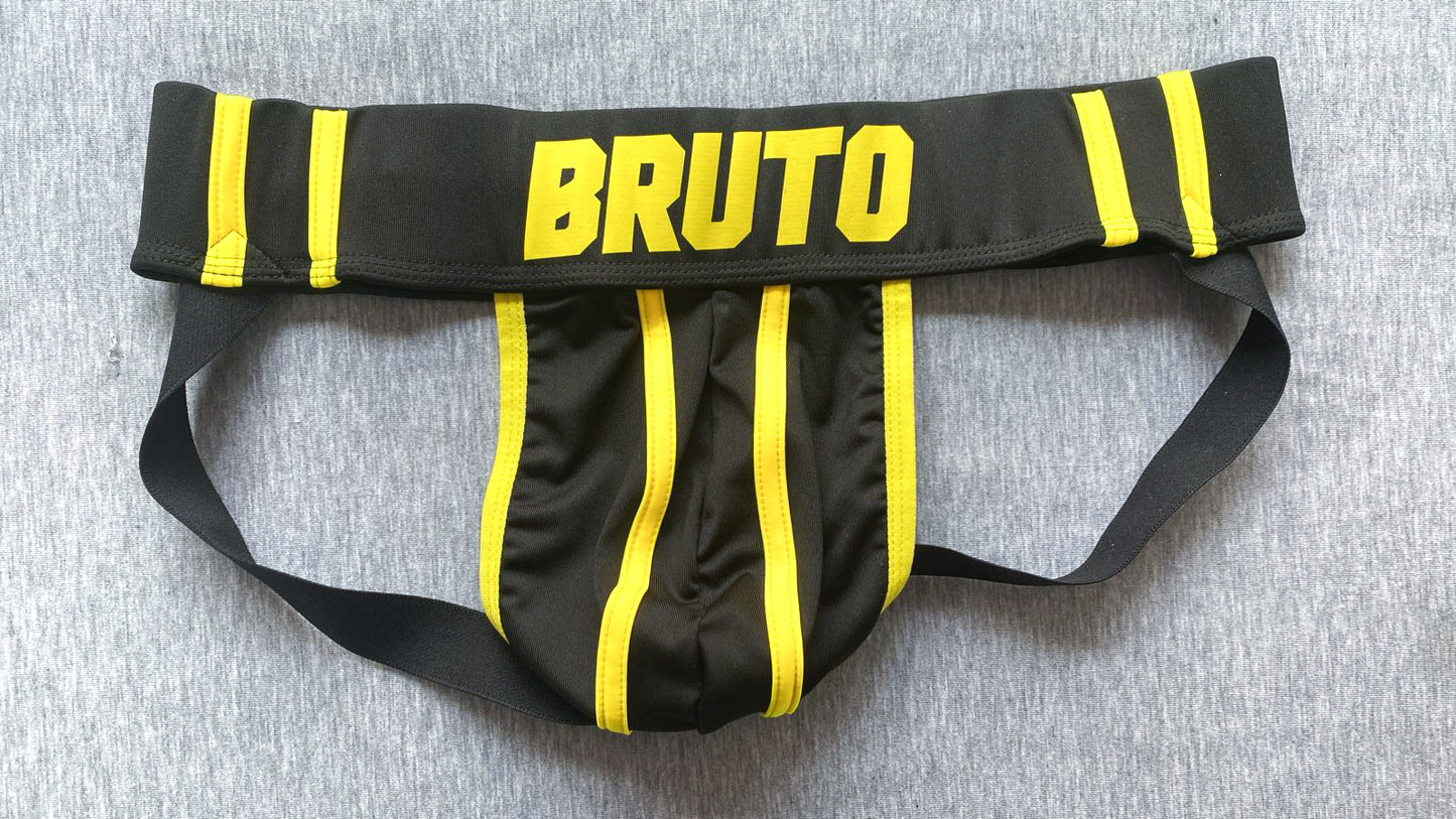 MASTER BLACK/YELLOW JOCKSTRAP