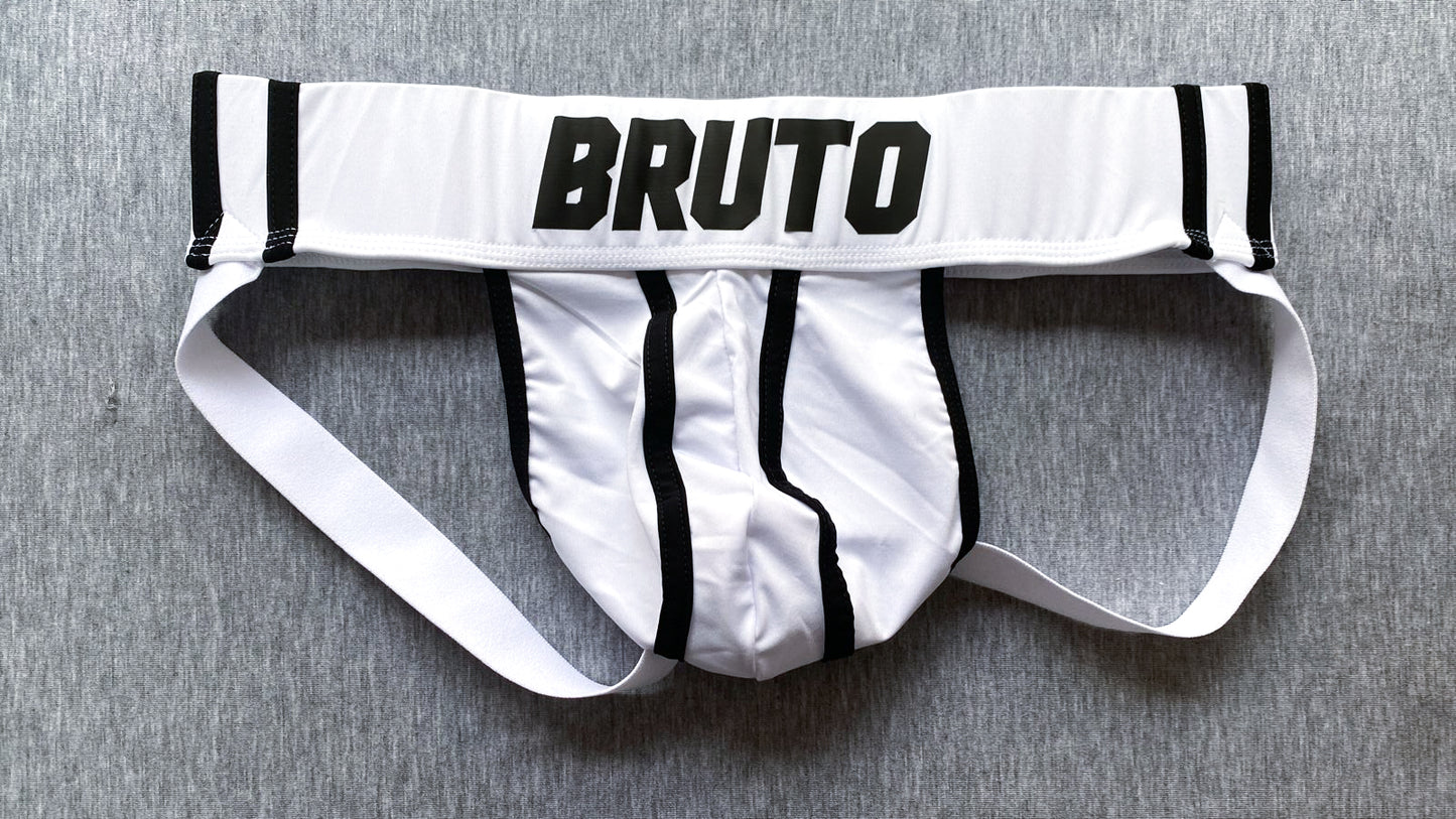 MASTER WHITE/BLACK JOCKSTRAP