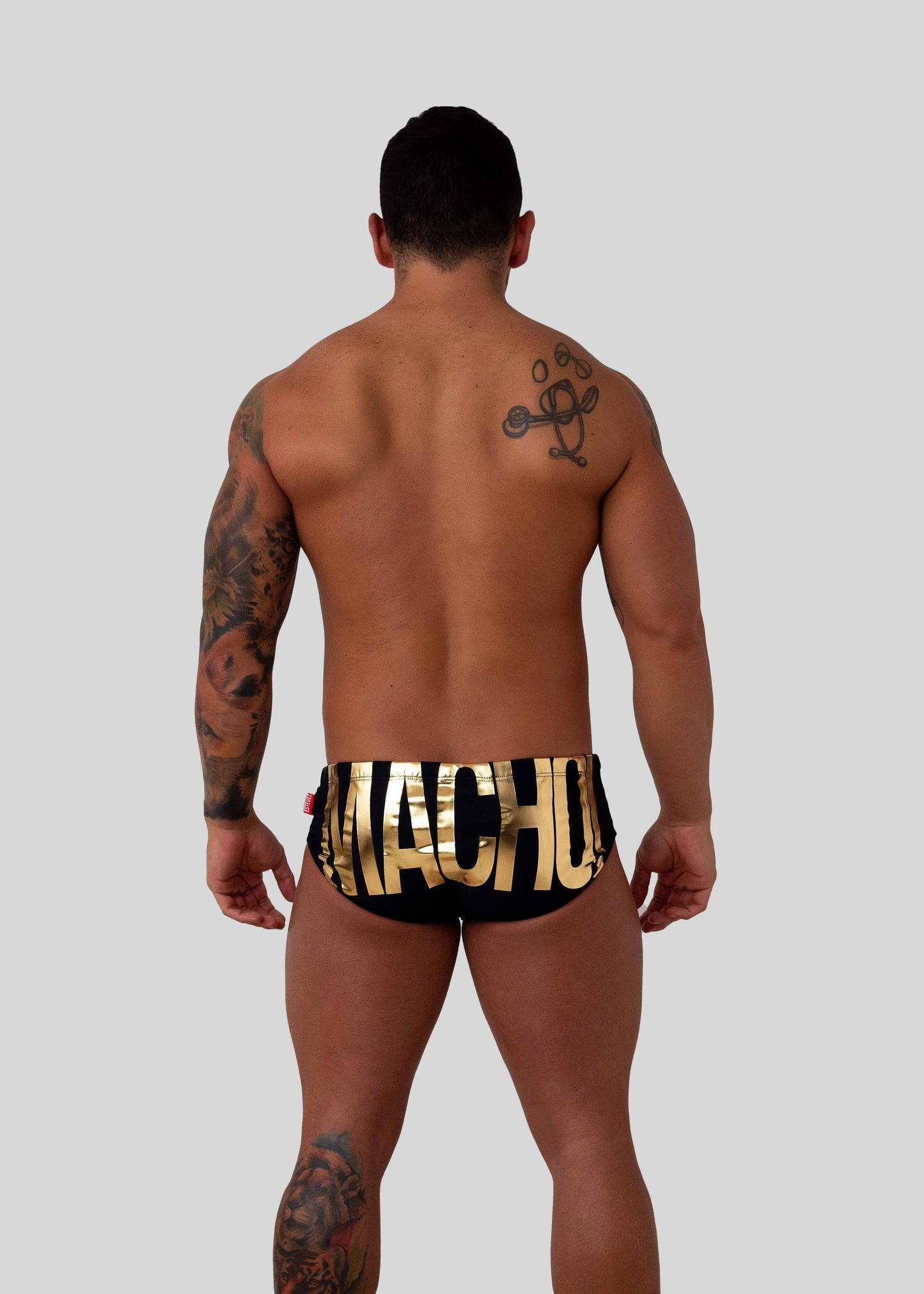 ORIGINAL MACHO! GOLD SWIM BRIEF