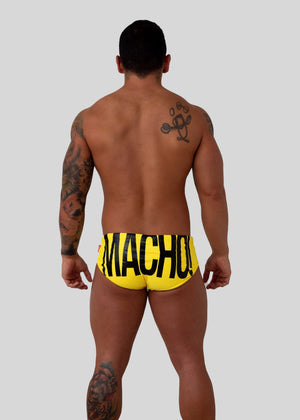 ORIGINAL MACHO! YELLOW SWIM BRIEF