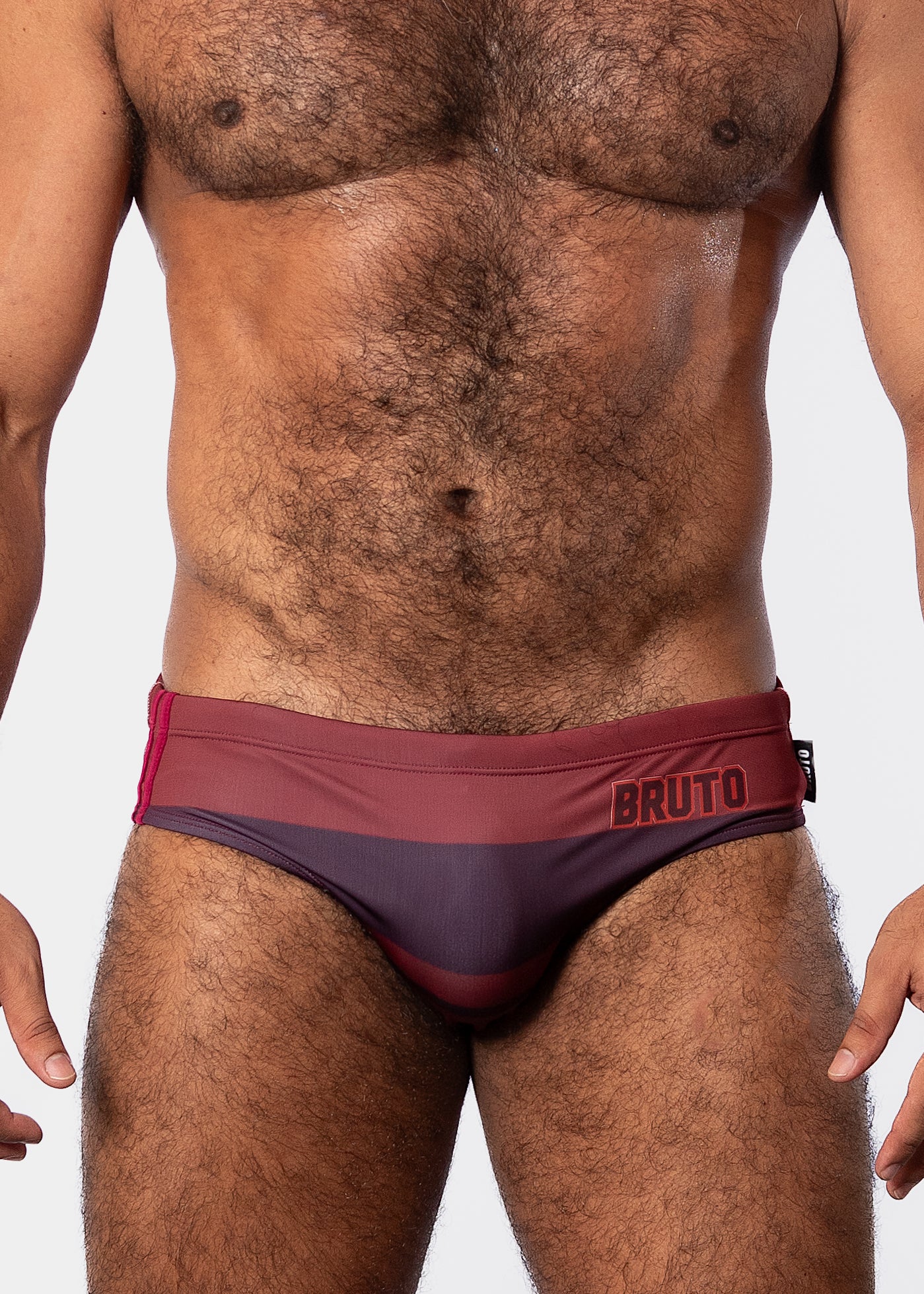 NEW! BRUTO RED ON RED SWIM BRIEF